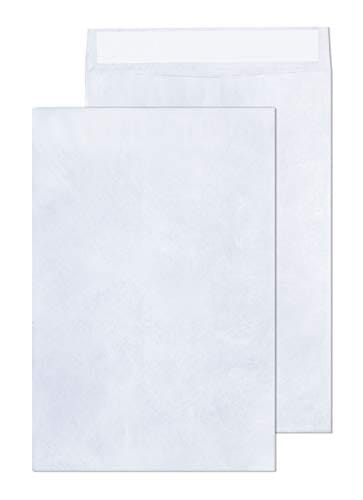 Tyvek Envelopes – 10x13 Mailer Tear Resistant Envelopes Tyvek® Construction & Easy Self Seal Closure –Bright White – Bulk Pack of 50 – 10 x 13 Inch (White, 10x13) Office Product EnDoc 