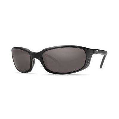 Costa Del Mar Brine Polarized Sunglasses, Black, Gray 580Plastic Sunglasses Costa Del Mar 