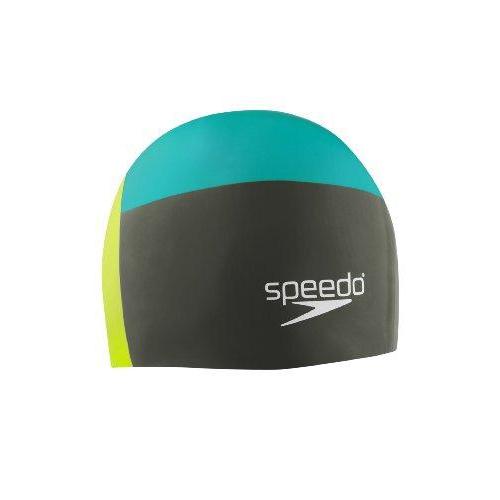 Speedo Silicone 'Color Block' Swim Cap, Charcoal Swim Cap Speedo 