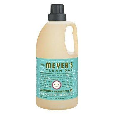 Mrs Meyers Clean Day 2X Basil Laundry Detergent, 64 Ounce - 6 per case. Laundry Detergent Mrs. Meyer's Clean Day 