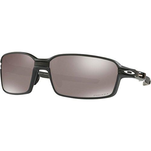 Oakley Men's Carbon Prime Polarized Iridium Rectangular Sunglasses, Black/Carbon Fiber, 64.0 mm Sunglasses for Men Oakley 