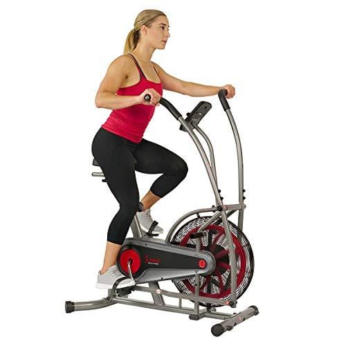 Sunny Health & Fitness Motion Air Bike, Fan Exercise Bike with Unlimited Resistance and Tablet Holder - SF-B2916 Sports Sunny Health & Fitness 