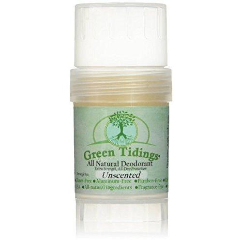 Green Tidings Organic All Natural Deodorant, Unscented, 1 Ounce Beauty & Health Green Tidings 