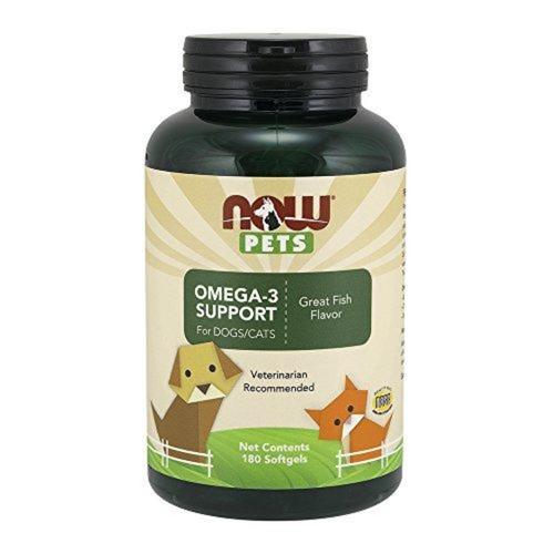 NOW Pets Omega 3,180 Softgels Animal Wellness NOW Foods 