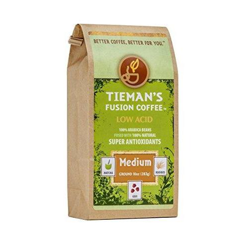 Tieman's Fusion Coffee, Low Acid Medium Roast, Ground Food & Drink Tieman's Fusion Coffee 