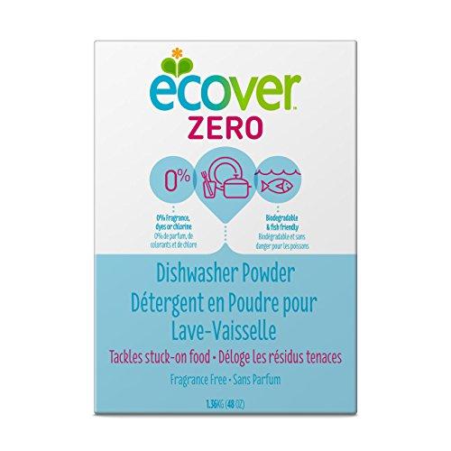 Ecover Zero Dishwasher Soap Powder, 48 Ounce (Pack 8) Dishwasher Detergent Ecover 