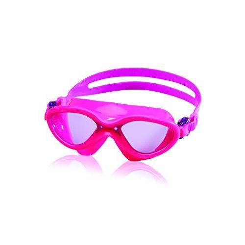 Speedo Kids' Hydrospex Classic Swim Mask, Reddish Pink, One Size Swim Goggles Speedo 