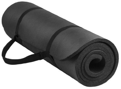BFGY-AP6BLK Go Yoga All Purpose Anti-Tear Exercise Yoga Mat Accessory BalanceFrom 