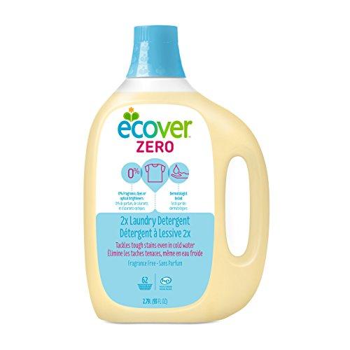 Ecover Zero Laundry Detergent, Fragrance Free, 93 Ounce (Pack 4) Laundry Detergent Ecover 