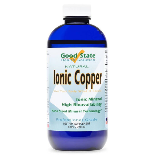 Good State Liquid Ionic Copper (96 servings at 2mg each, plus 2 mg fulvic acid - 8 fl oz) Supplement GoodState 