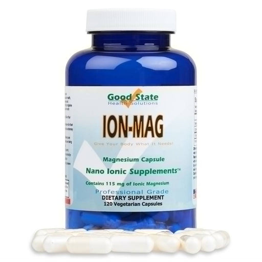Good State ION-MAG Ionic Magnesium Capsules (115 mg per capsule - 120 veggie capsules total) Supplement Good State 