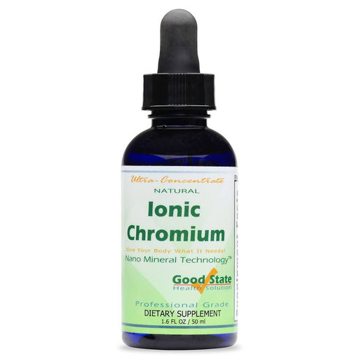 Good State Liquid Ionic Chromium Ultra Concentrate (10 drops equals 200 mcg - 100 servings per bottle) Supplement Good State 
