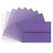 Purple 5x7 Envelopes - 18 Pack Self Seal A7 Gradient Fade Out Envelopes for Invitations, Letters, Photos, Thank You Cards, Wedding ENVELOPE IndigoCase 
