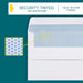#10 Envelopes Self Seal - 500/pack - 4 1/8 x 9 1/2 inch Letter Size - Business Envelopes #10 Flip & Stick Closure, Security Tinted for Invoices, Statements - Blank White 24lb Paper ENVELOPE EnDoc 