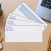 #10 Envelopes Self Seal - 500/pack - 4 1/8 x 9 1/2 inch Letter Size - Business Envelopes #10 Flip & Stick Closure, Security Tinted for Invoices, Statements - Blank White 24lb Paper ENVELOPE EnDoc 
