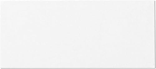 500 Pack No. 10 Envelopes, Self Seal Windowless Security Envelopes #10 with Flip and Stick Closure, Open-sided Booklet Type, 24 lb Heavy Duty Paper, 4 1/8 x 9 1/2 Inches, White Office Product EnDoc 