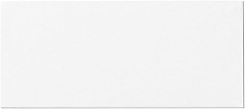 Endoc Letter Size #10 Business Envelopes Self Seal - 100 Count, Tinted Security Envelope 4 1/8 x 9 1/2 Inches, Non-Lick and Windowless Envelopes, 24 LB Paper - Plain White Office Product EnDoc 