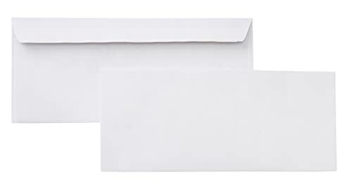 Amazon Basics #10 Security-Tinted Self-Seal Business Letter Envelopes, Peel & Seal Closure - 500-Pack, White Office Product Amazon Basics 
