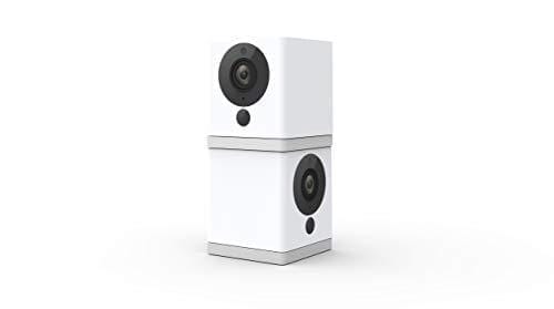 Wyze Cam 1080p HD Indoor Smart Home Camera with Night Vision, 2-Way Audio, Works with Alexa & the Google Assistant, White, 2-Pack Camera WYZE 