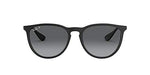 RB4171 Erika Round Sunglasses, Black Rubber/Grey Gradient Grey Polarized, 54 mm Shoes Ray-Ban 