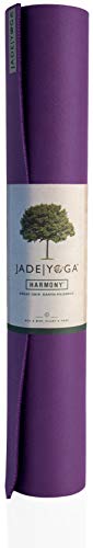 Jade Yoga - Harmony Yoga Mat (3/16" Thick x 24" Wide) (Purple, 68") Sports Jade Yoga 