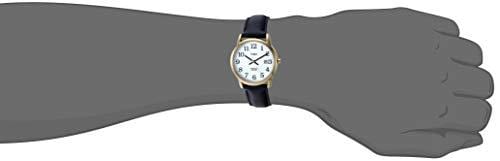 Timex Men's T2H291 Easy Reader 35mm Black Leather Strap Watch Watch Timex 