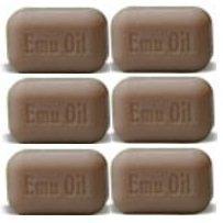 SOAP WORKS Emu Oil Soap Bar, 6 Count Natural Soap SOAP WORKS 