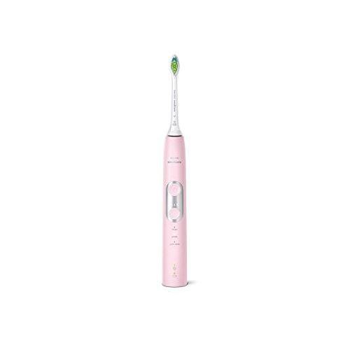 Philips Sonicare ProtectiveClean 6100 Whitening Rechargeable electric toothbrush with pressure sensor and intensity settings, Pastel Pink HX6876/21 Electric Toothbrush Philips Sonicare 