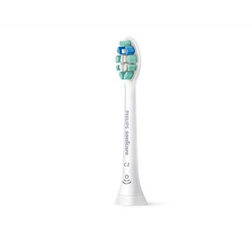 Philips Sonicare replacement toothbrush head variety pack, 2 Optimal Plaque Control + 1 Premium Plaque Control, HX9023/69, BrushSync technology, White 3-pk Brush Head Philips Sonicare 