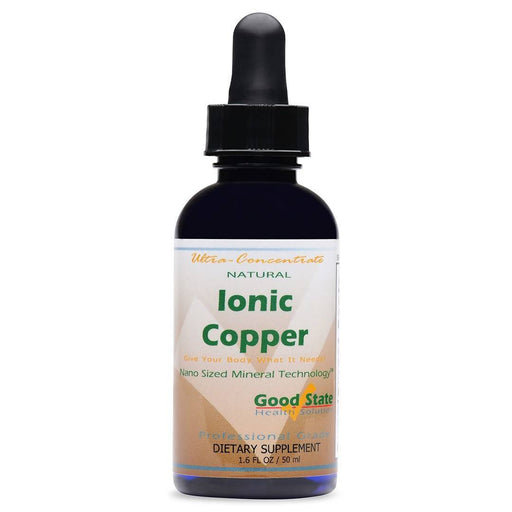 Good State Liquid Ionic Copper Concentrate (10 drops equals 100 mcg - 100 servings per bottle) Supplement Good State 