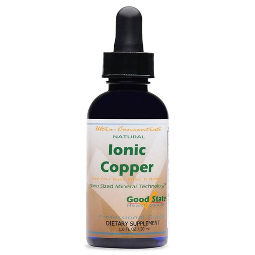 Good State Liquid Ionic Copper Concentrate (10 drops equals 100 mcg - 100 servings per bottle) Supplement GoodState 