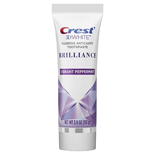 Crest 3D White Brilliance Toothpaste, Vibrant Peppermint, 3.9 Oz (Pack of 3) Beauty Crest 