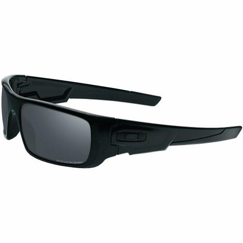 Oakley Men's Crankshaft Rectangular Eyeglasses, Matte Black/Black Iridium Polarized, 60 mm Sunglasses for Men Oakley 