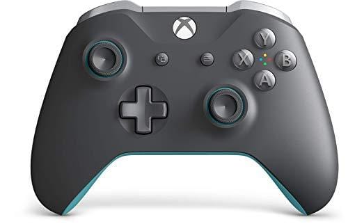 Xbox Wireless Controller - Grey And Blue Video Games Microsoft 
