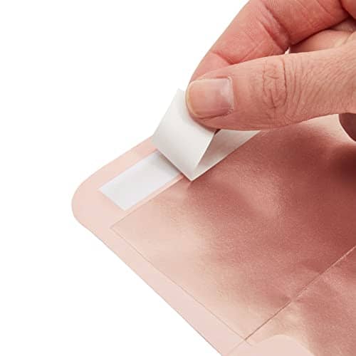 Best Paper Greetings 50 Pack Pink A7 Envelopes, 5x7 Size for Mailing Wedding Invitations, Announcements, Bridal Shower, Greeting Cards, Thank You Notes, Rose Gold Foil Lining, Peel & Stick Seal Office Product Best Paper Greetings 