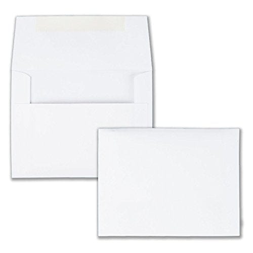 Quality Park Invitation Envelopes, #5.5, White, 4.375 x 5.75 inches,Box of 100 (36217) Office Product Quality Park 