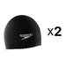 Speedo Solid Latex Swimming Cap Black Unisex Water & UV Protection (2-Pack) Swim Cap Speedo 