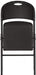 AmazonBasics Folding Plastic Chair, 350-Pound Capacity, Black, 6-Pack Furniture AmazonBasics 