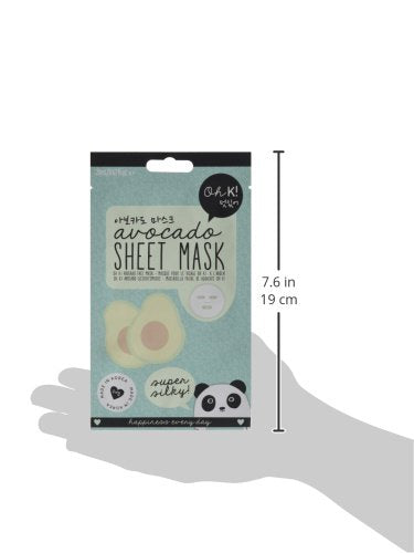 Oh K! Facial Sheet Mask, Avocado Skin Care Oh K! 