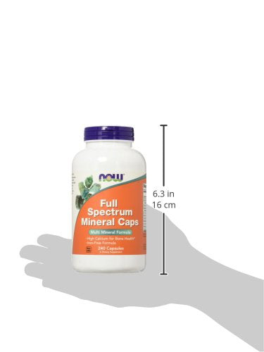 NOW Full Spectrum Mineral Caps,240 Capsules Supplement NOW Foods 