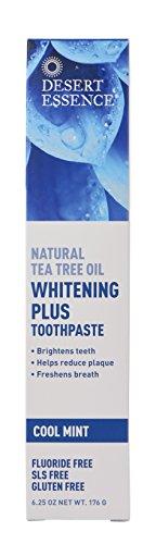 Desert Essence Whitening Plus Cool Mint Toothpaste - 6.25 oz Toothpaste Desert Essence 