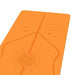 Liforme Happiness Yoga Mat - The World's Best Eco-Friendly, Non Slip Yoga Mat with The Patented Alignment Marker System - Biodegradable and Natural Rubber Yoga Mat - Happiness Orange Special Edition Sports Liforme 