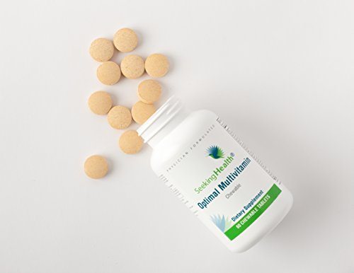 Seeking Health | Optimal Multivitamin | 60 Tablets | Mens Vitamins | Womens Vitamins | Daily Multivitamin Chewable Multivitamin | Multivitamin for Men | Multivitamin for Women Supplement Seeking Health 