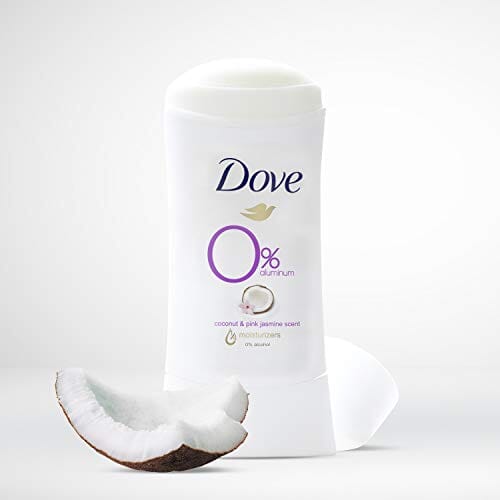 Dove Aluminum Free Deodorant 24-hour Odor Protection Coconut and Pink Jasmine Deodorant for Women 2.6 oz, 3 Count Beauty Dove 