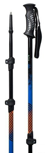 New Borealis Telescopic Cross Country Snowshoe Hiking 3 Pc. Fastlock Ski Poles Ski Whitewoods 
