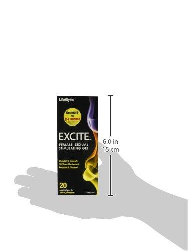 LifeStyles Excite Sensual Gel, Pump Bottle, 0.5 Ounce Lubricant LifeStyles 