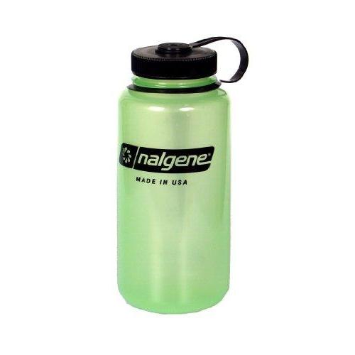 Nalgene Tritan Wide Mouth BPA-Free Water Bottle, Glows Green, 1 Quart Sport & Recreation Nalgene 