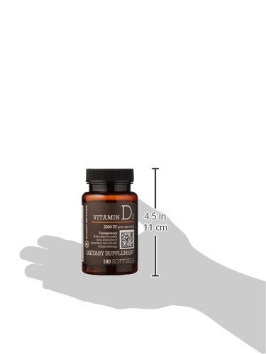 Amazon Elements Vitamin D3, 5000 IU, 180 Softgels, 6 month supply Supplement Amazon Elements 