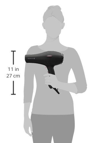 Remington Pro Hair Dryer with Pearl Ceramic Technology, Black/Pink, AC2015 Hair Dryer Remington 