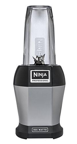 Ninja Nutri Pro Compact Personal Blender, with 18 Oz. and 24 Oz. To Go Cups, in a Black and Silver Finish Kitchen Ninja 